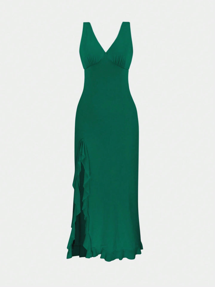 SHEIN maxi ruha, zöld