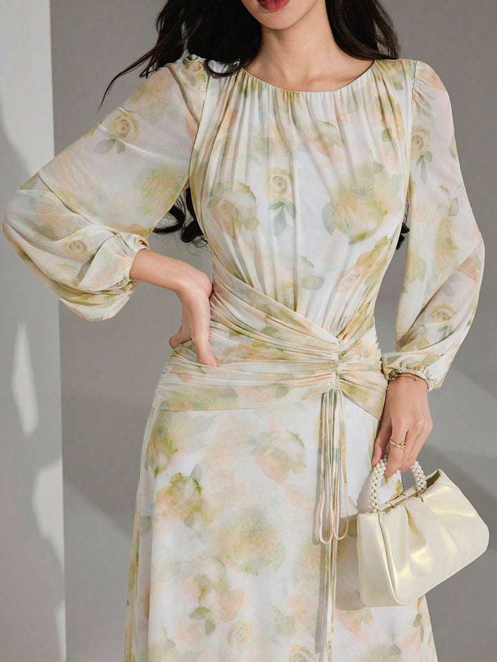 Rochie midi SHEIN, mix culori