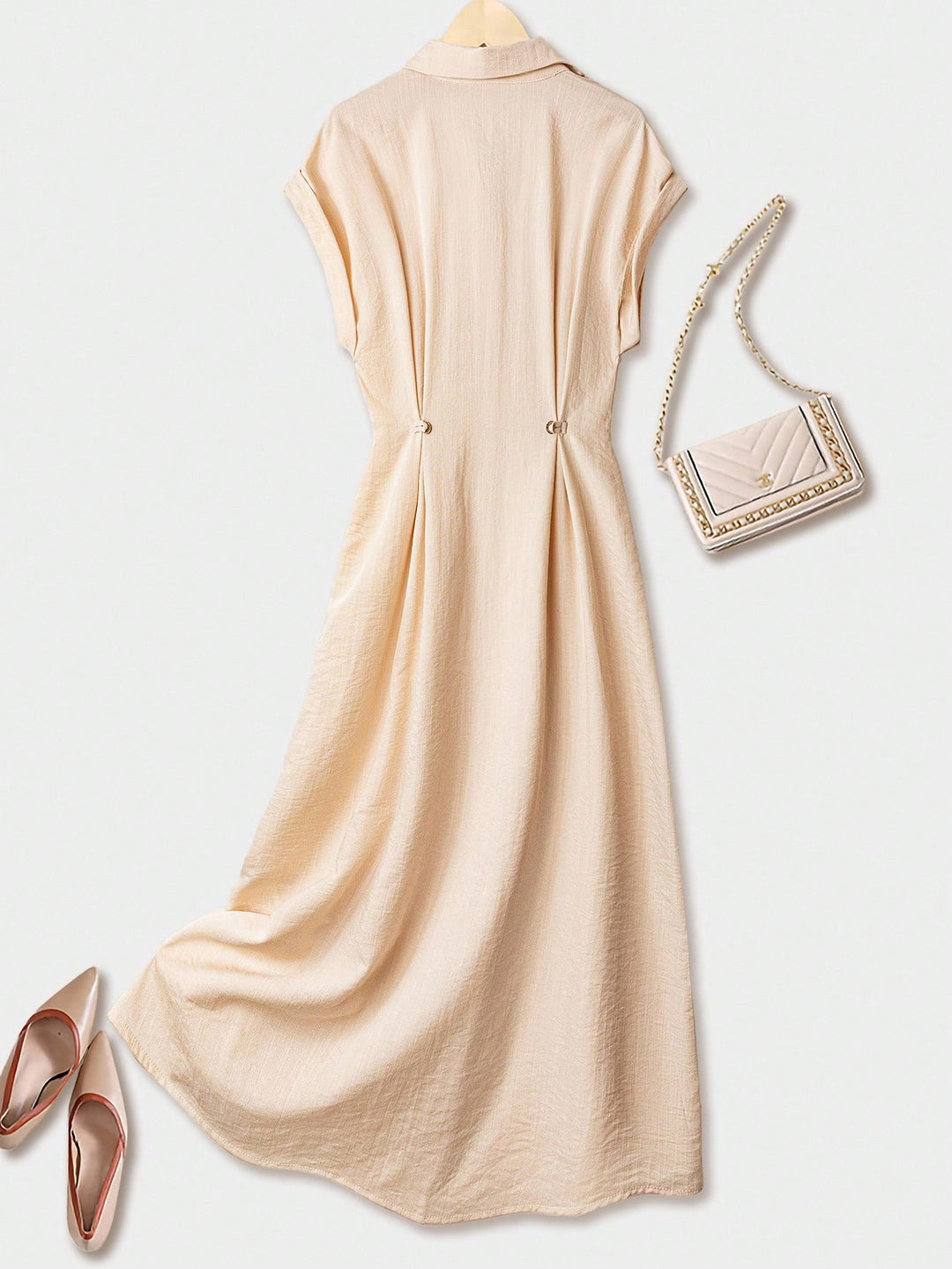 Rochie maxi SHEIN, kaki