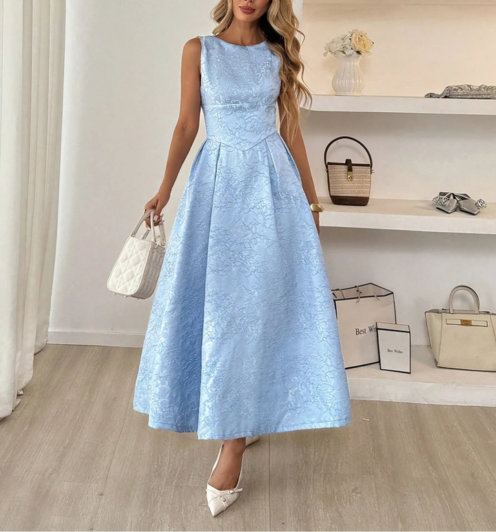 SHEIN midi ruha, kék