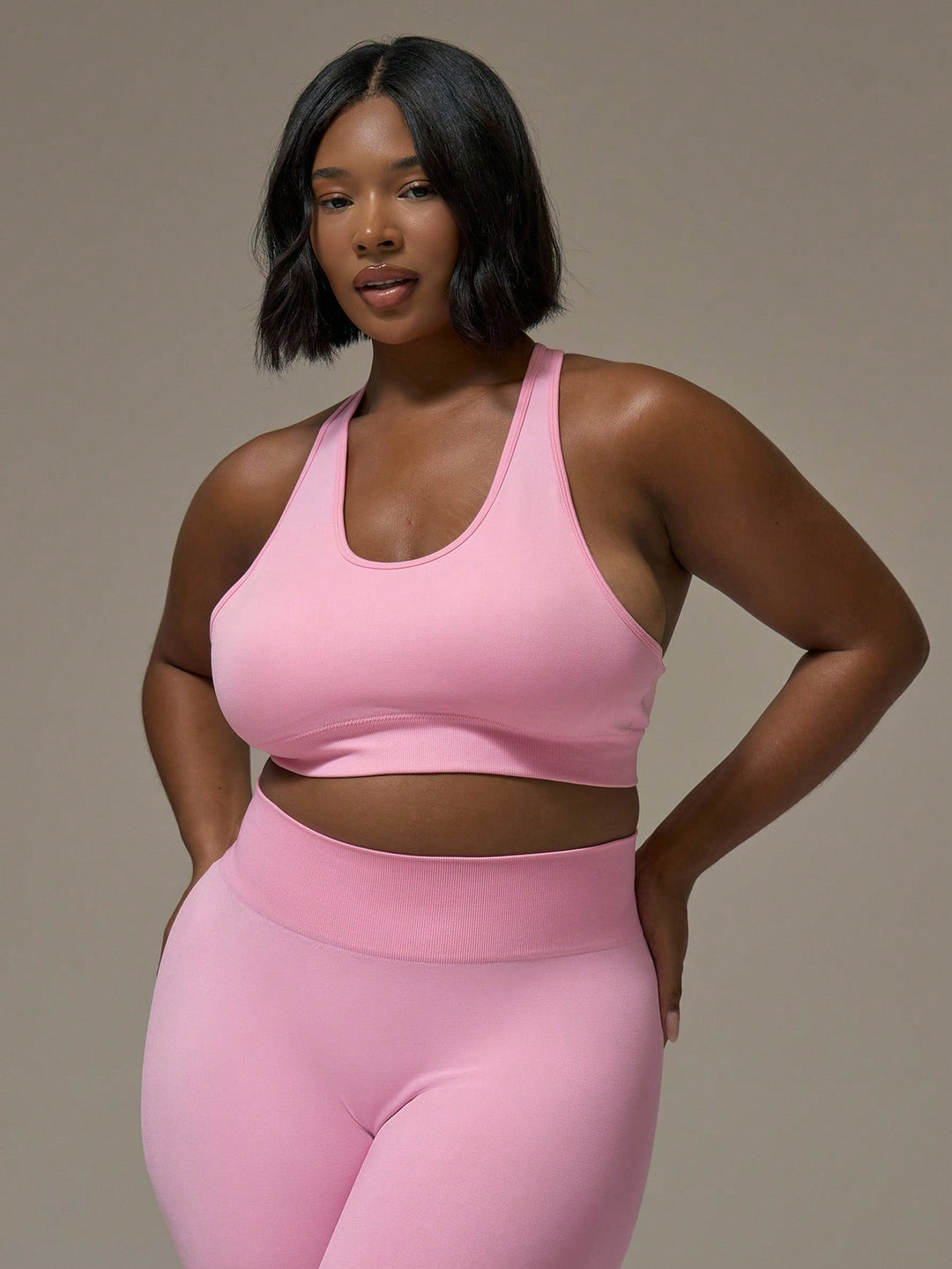 SHEIN rózsaszín sportmelltartó