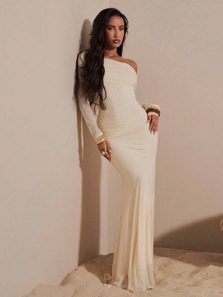 Rochie maxi SHEIN, portocaliu