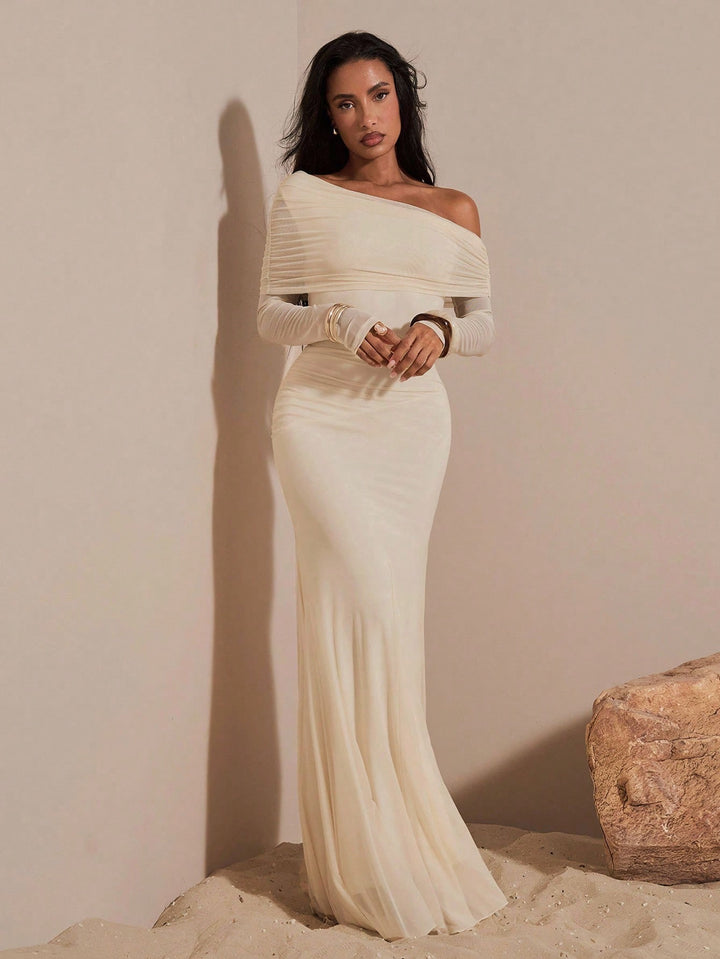 Rochie maxi SHEIN, portocaliu