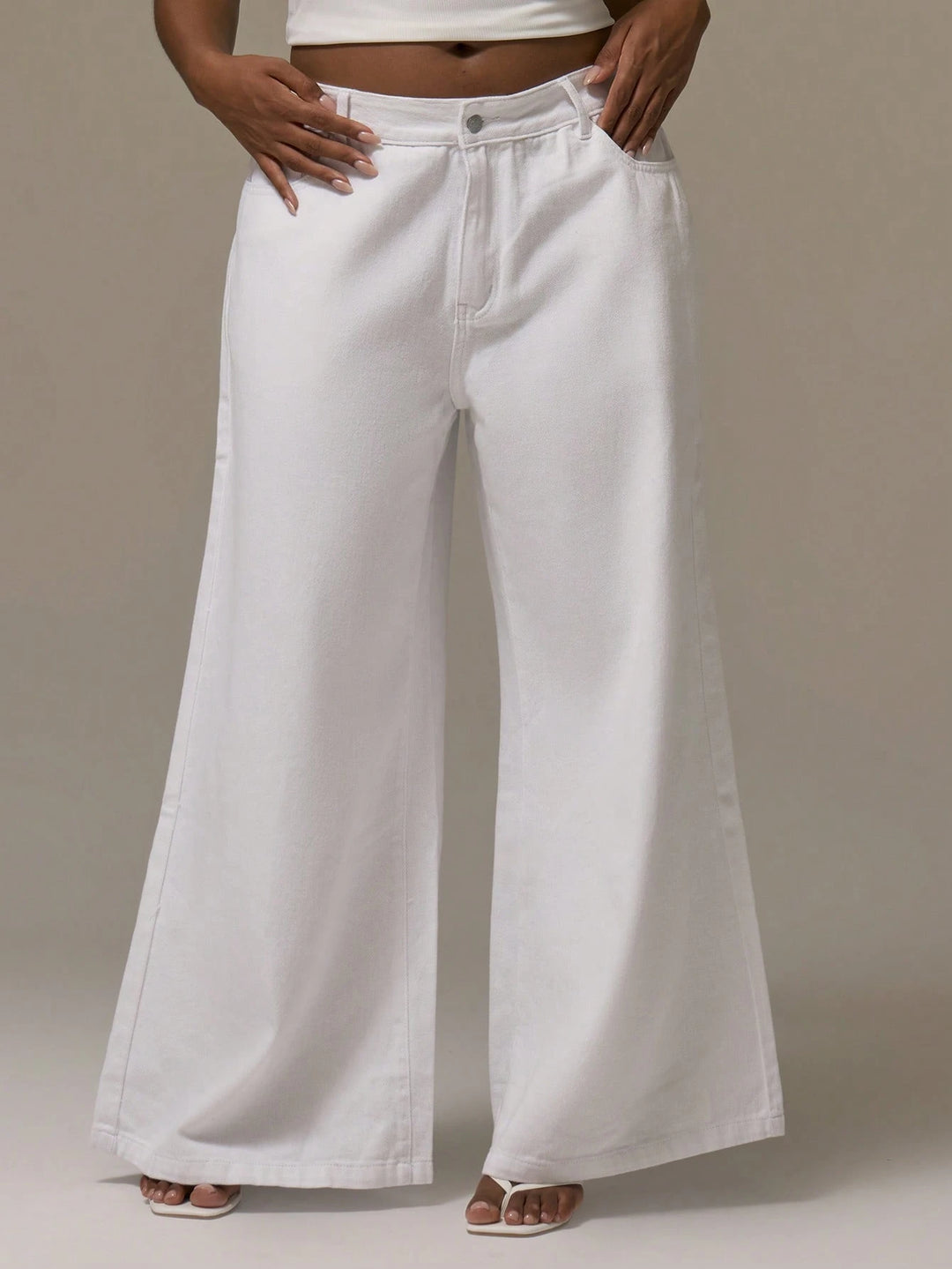 Jeans SHEIN, fehér