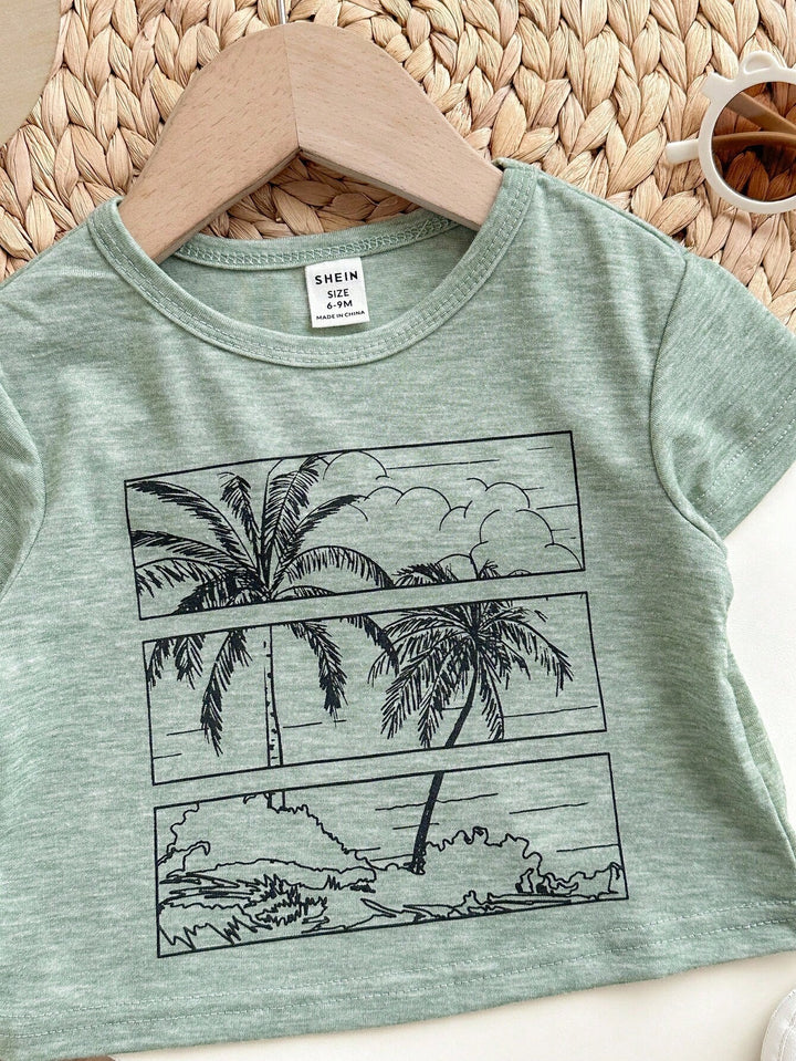 Tricou SHEIN, verde
