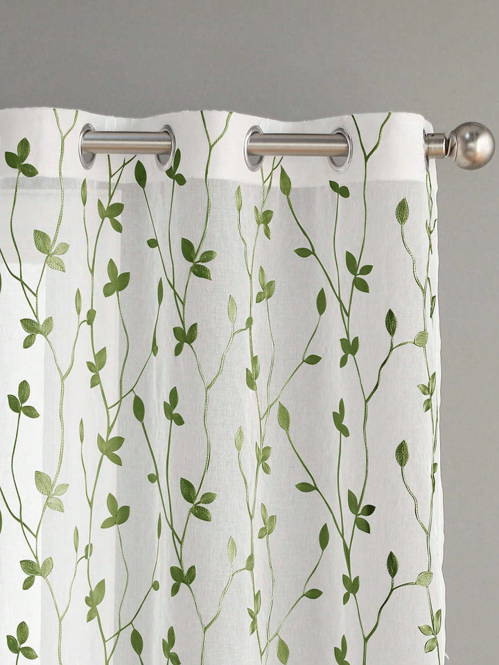 Perdele SHEIN, verde