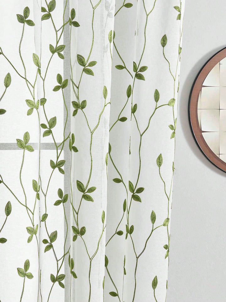 Perdele SHEIN, verde