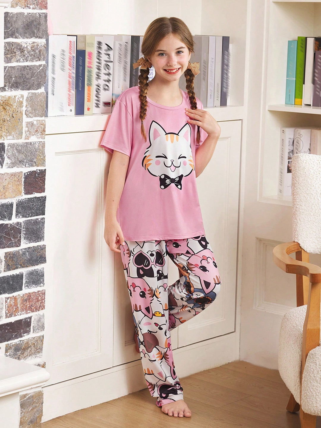 Compleu pijamale SHEIN, mix culori