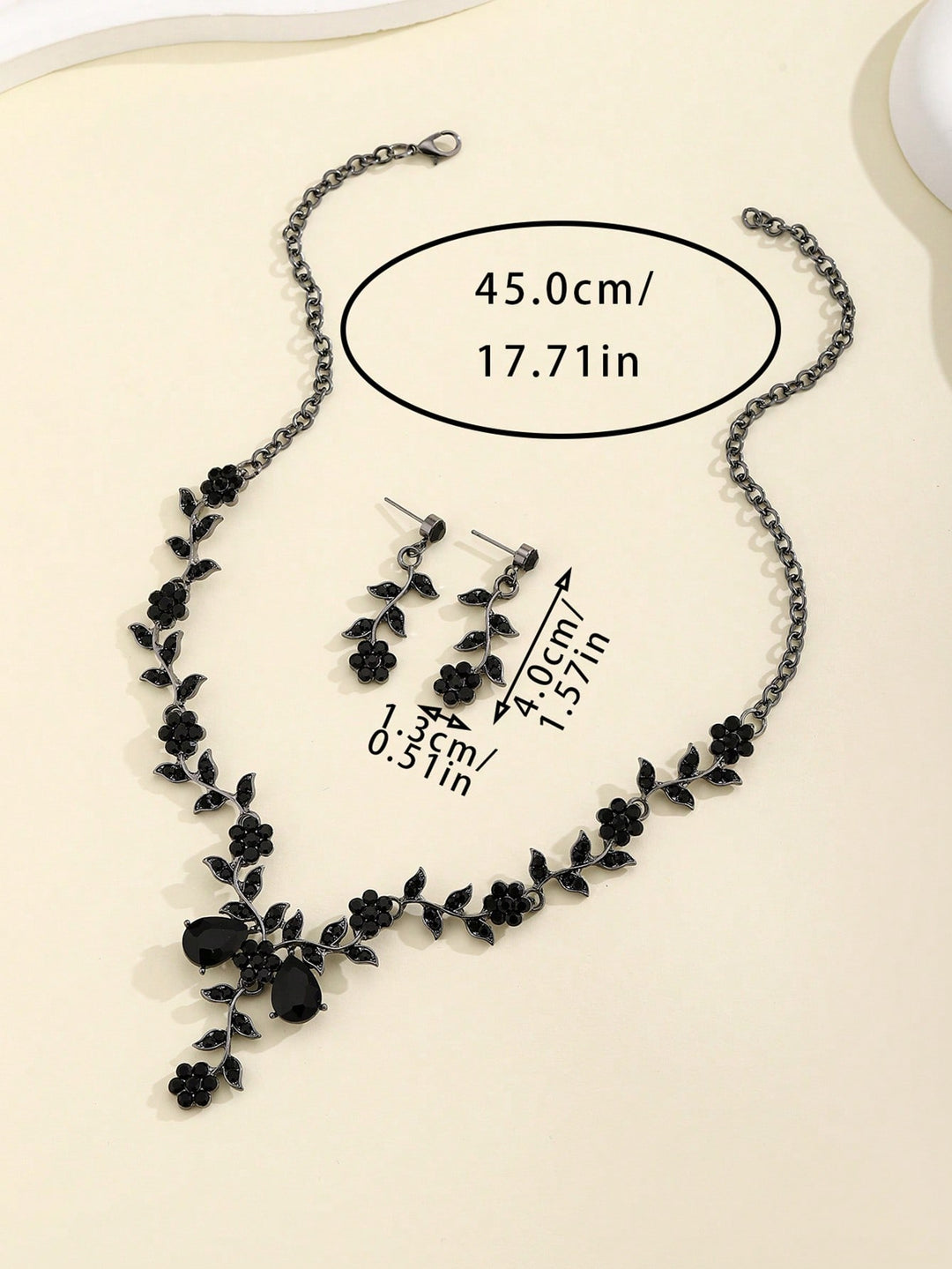 Set colier SHEIN, negru
