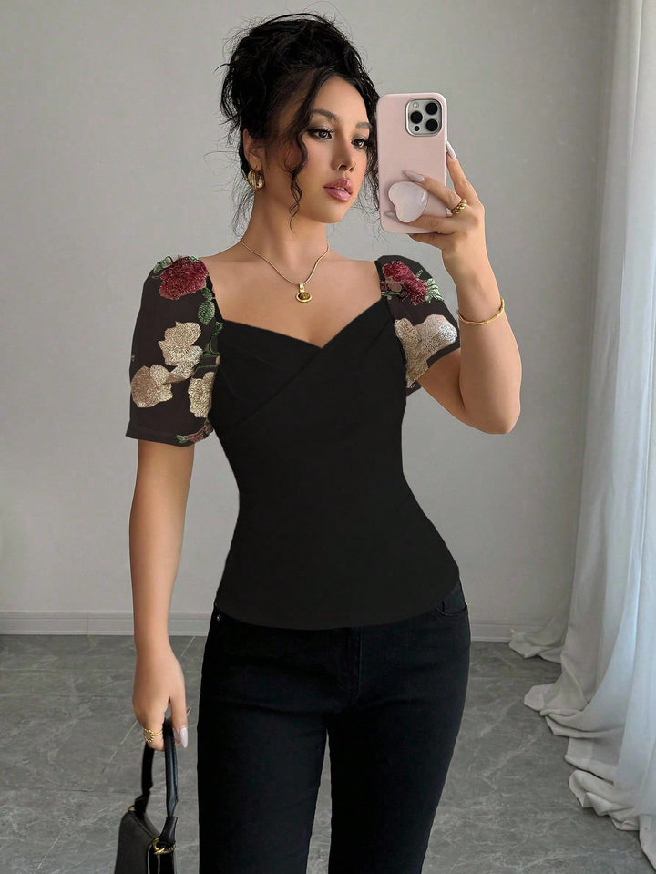 SHEIN blúz, fekete
