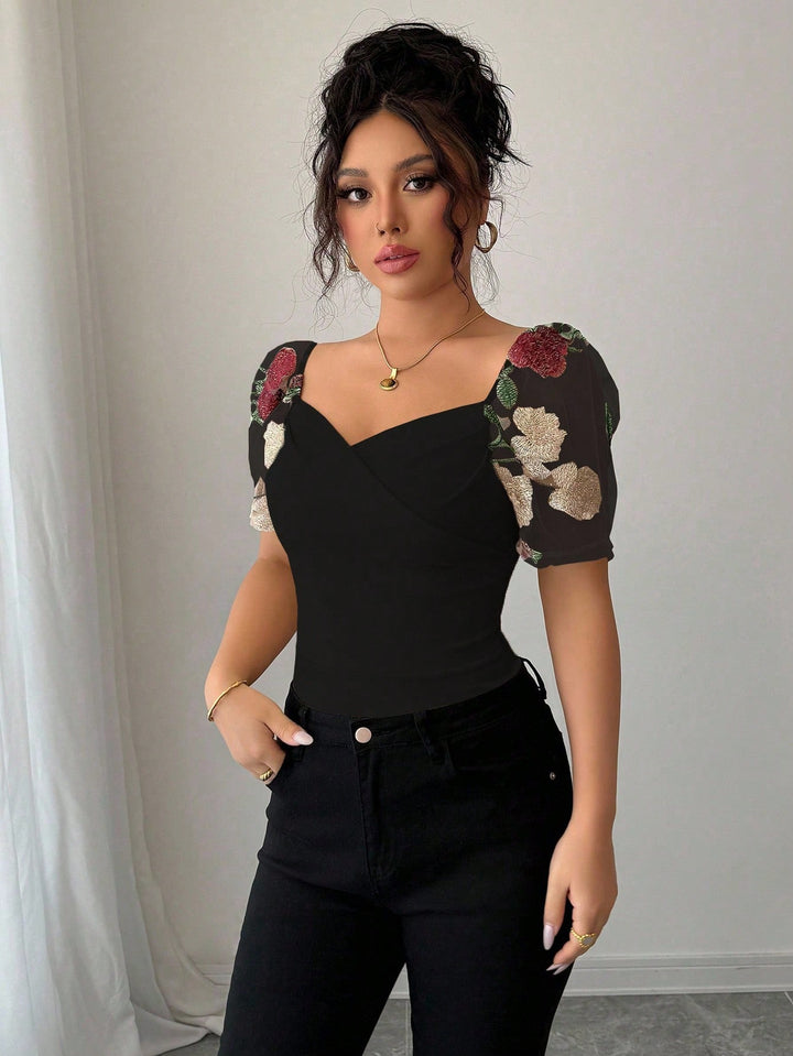 SHEIN blúz, fekete
