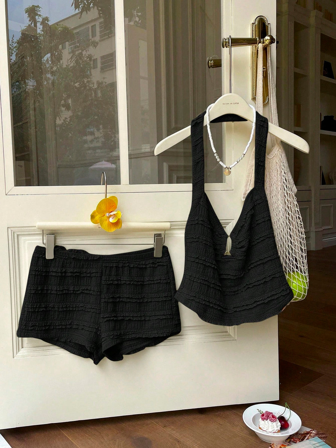 SHEIN fekete együttes