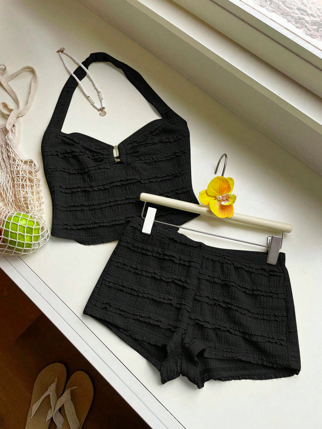 SHEIN fekete együttes