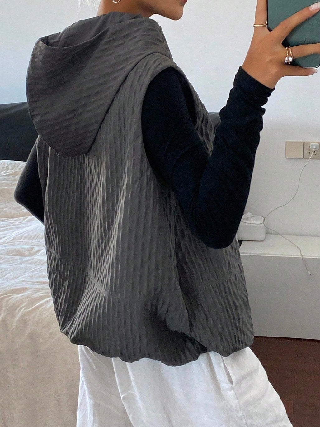 SHEIN mellény, szürke