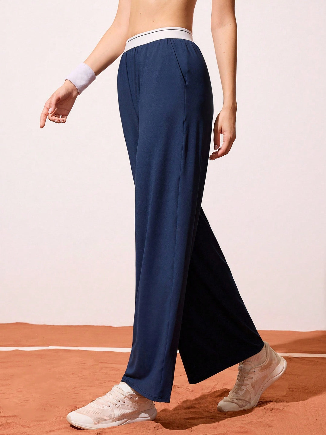 Pantaloni SHEIN, albastru
