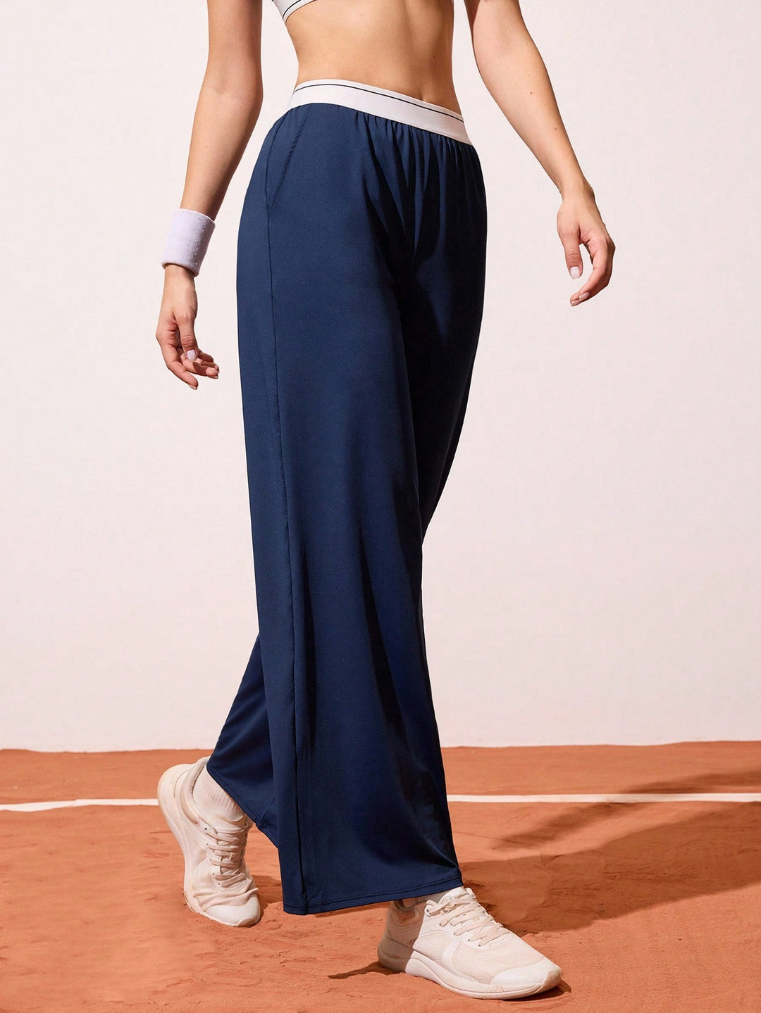 Pantaloni SHEIN, albastru