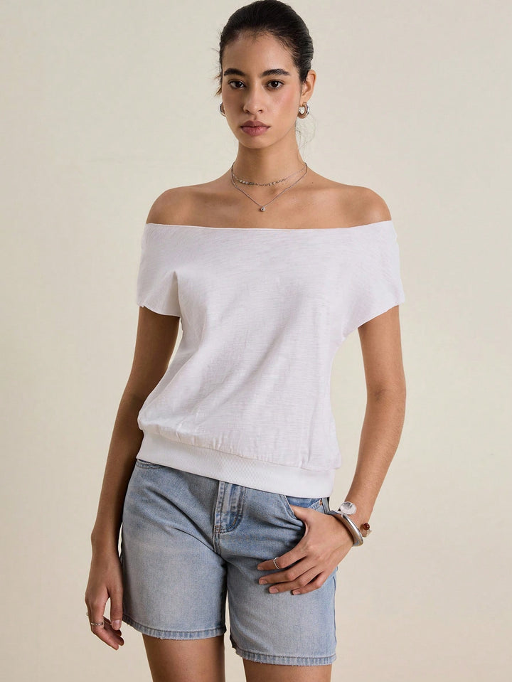 Top SHEIN, fehér
