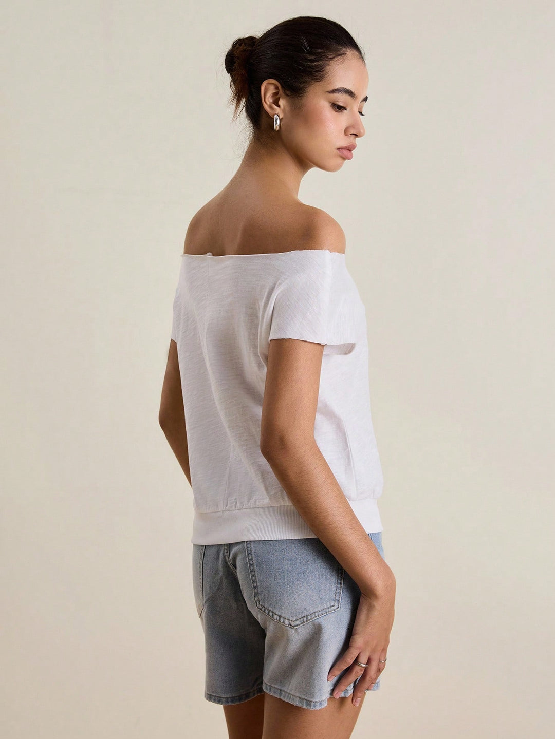 Top SHEIN, fehér