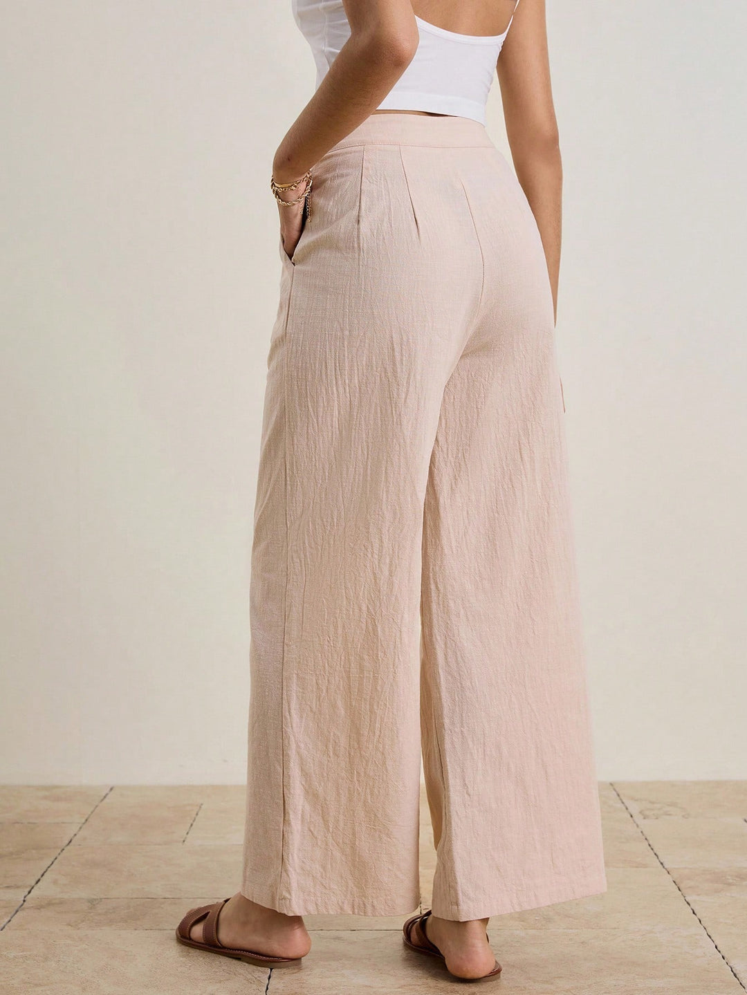 Pantaloni SHEIN, kaki