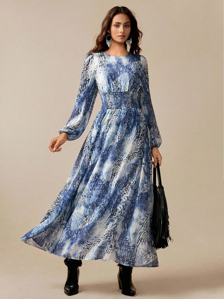 Rochie maxi SHEIN, albastru