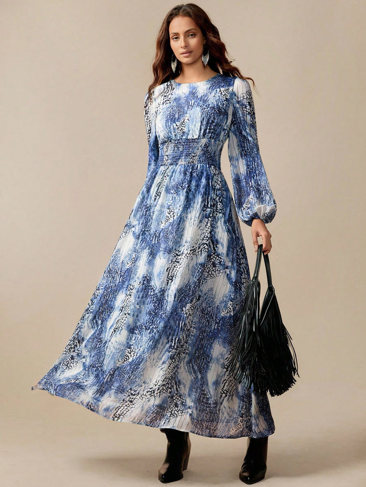 Rochie maxi SHEIN, albastru