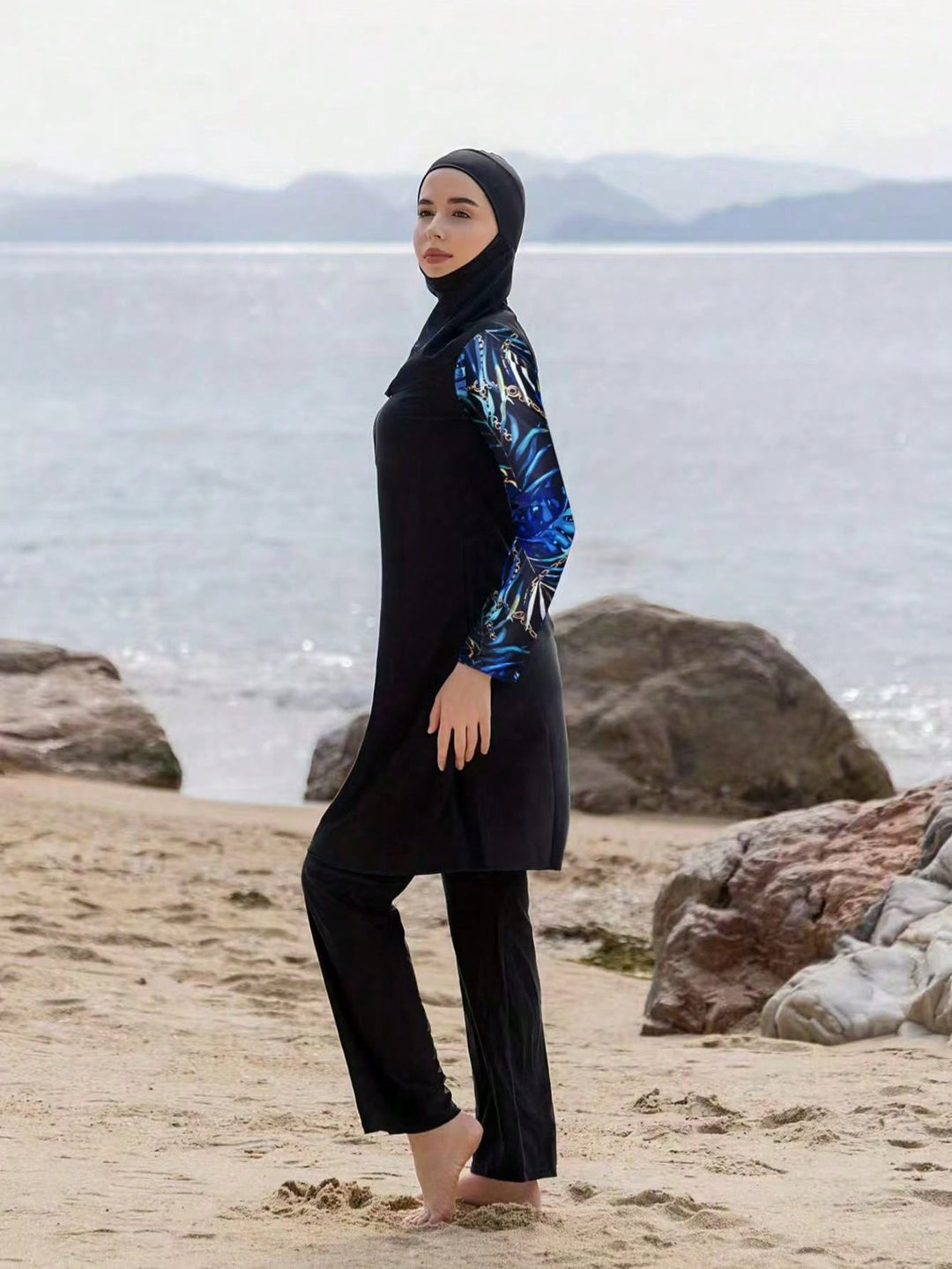 Costum de baie SHEIN, negru