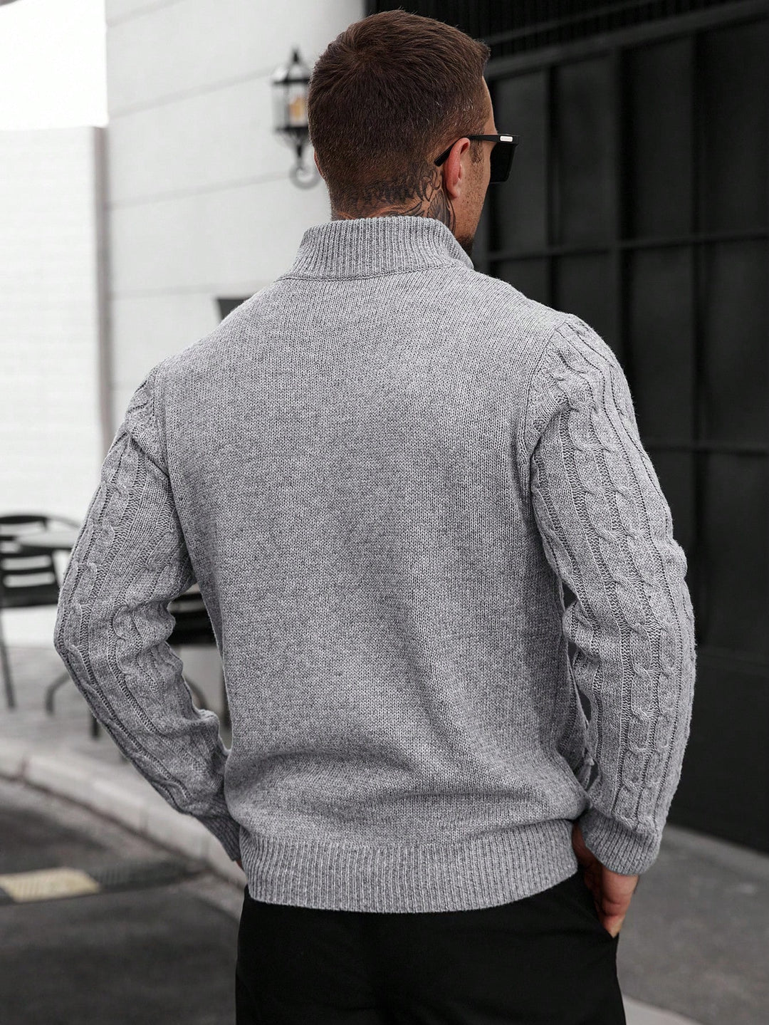 Cardigan SHEIN, gri