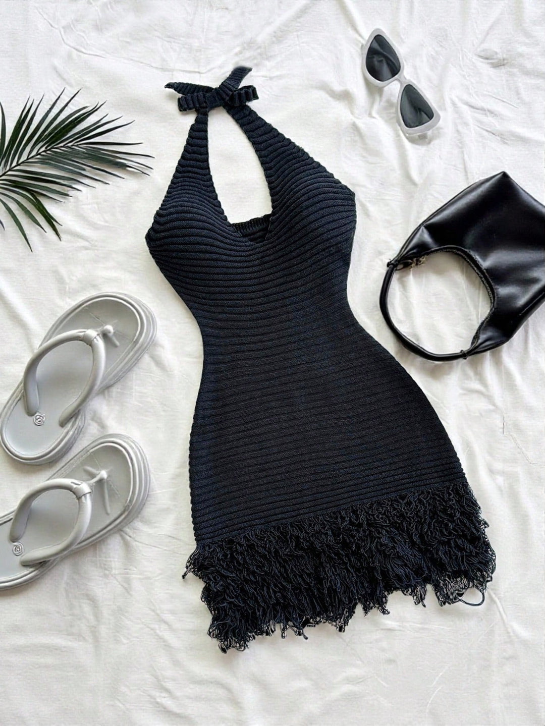 Shein mini ruha, kék