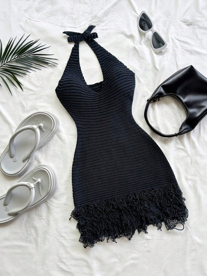 Shein mini ruha, kék