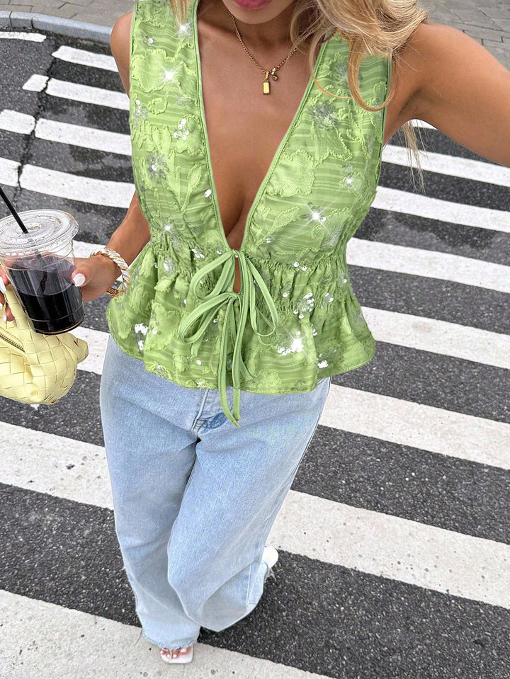 Bluza SHEIN, verde