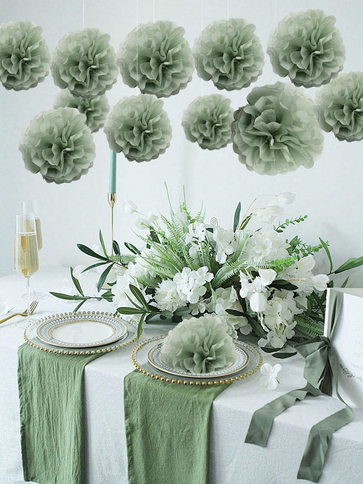 Fundal de petrecere SHEIN, verde