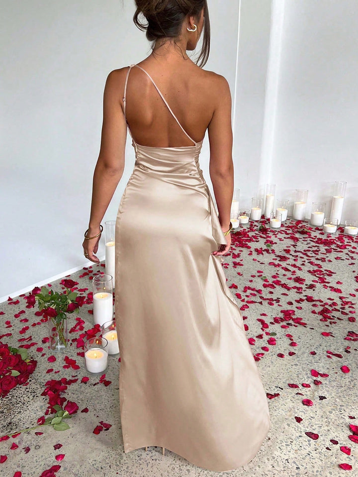 SHEIN maxi ruha, arany