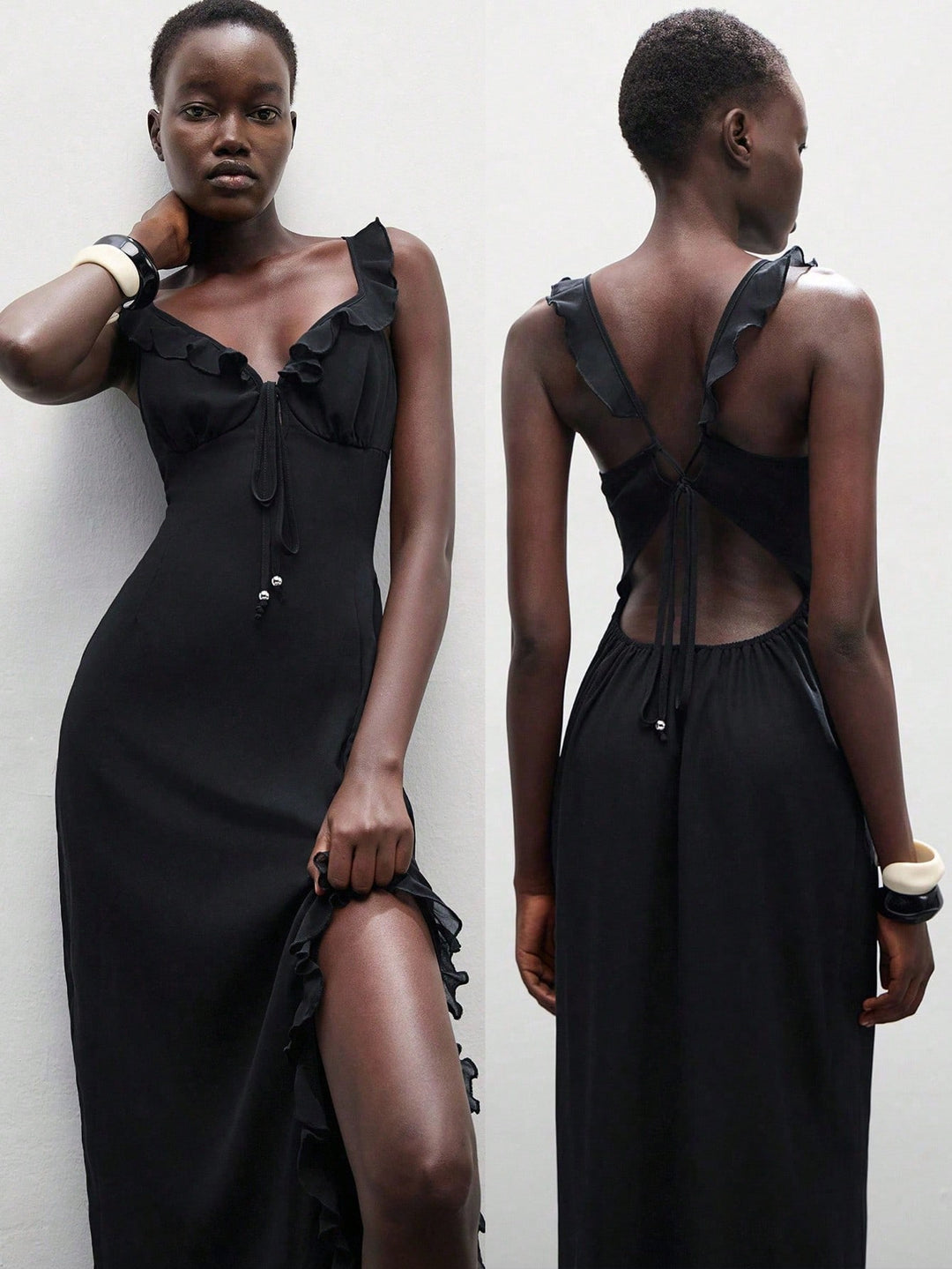 Rochie midi SHEIN, negru