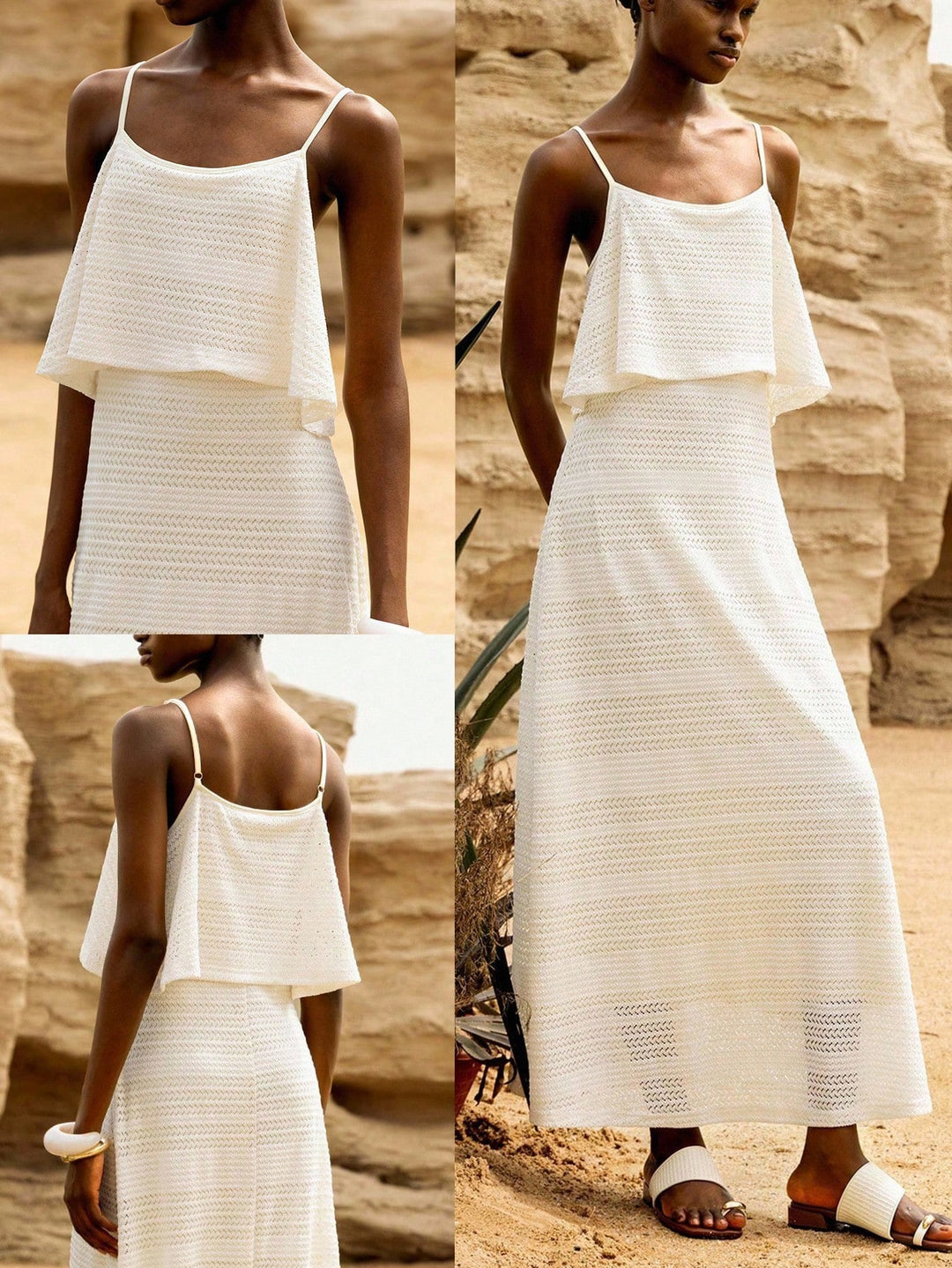 Rochie maxi SHEIN, portocaliu