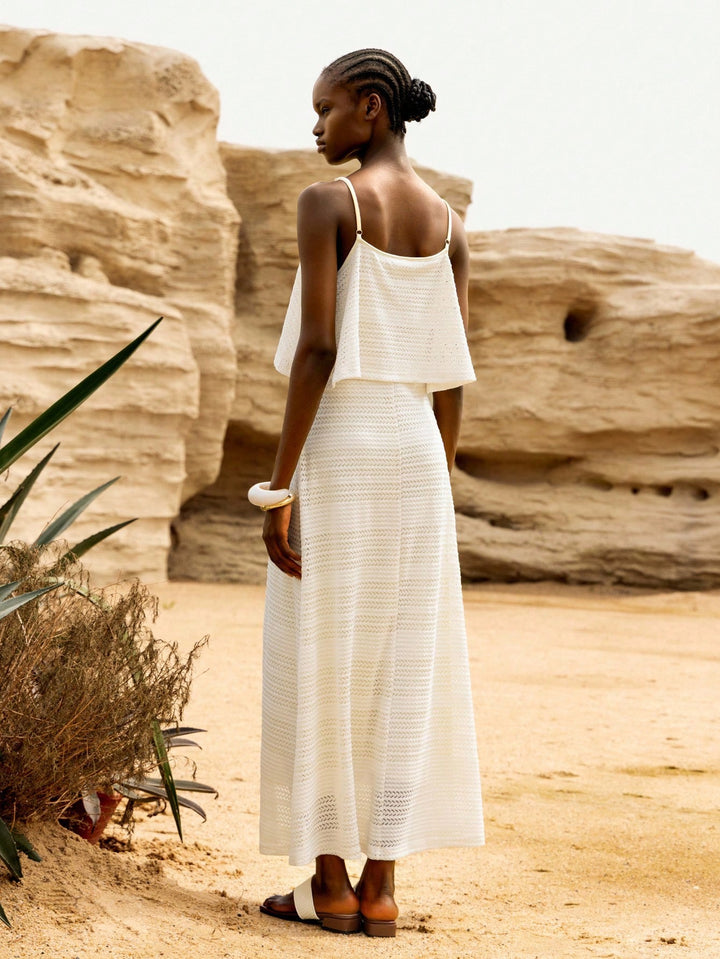 Rochie maxi SHEIN, portocaliu