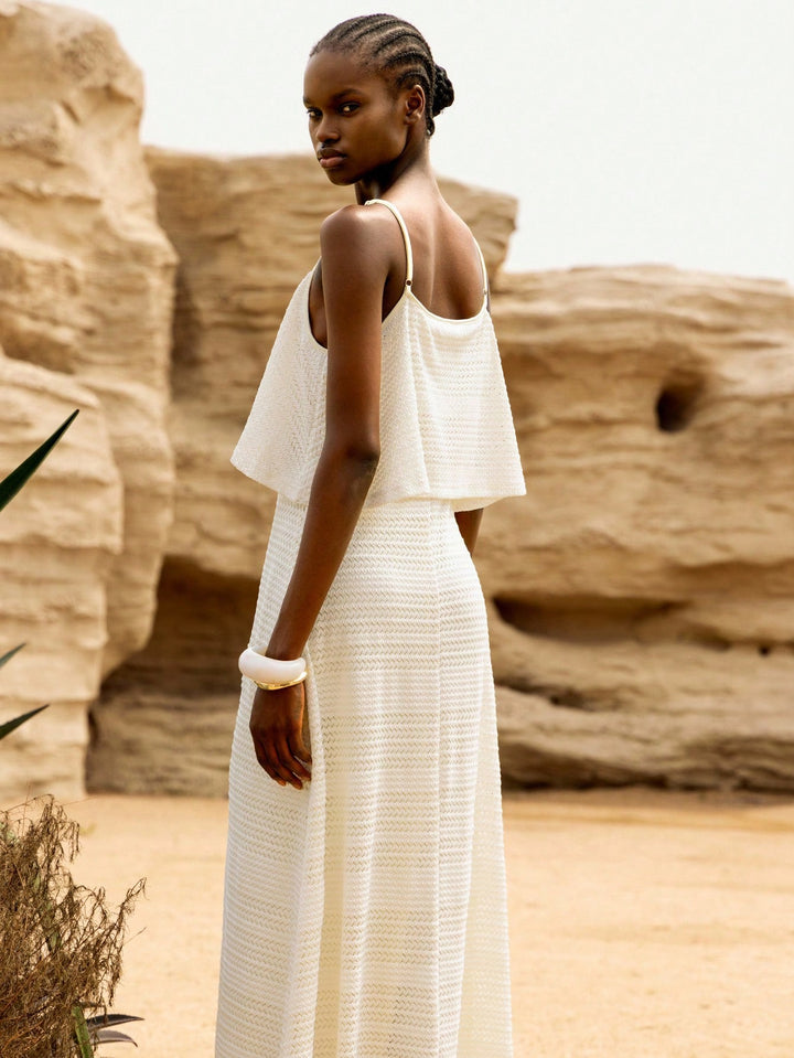 Rochie maxi SHEIN, portocaliu
