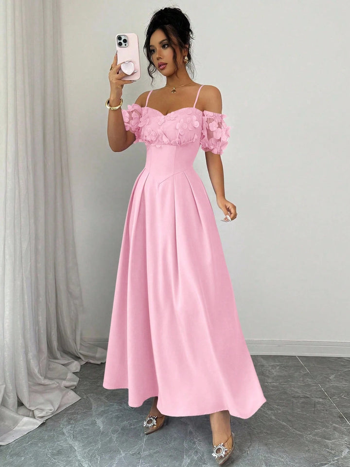 Rochie maxi SHEIN, roz