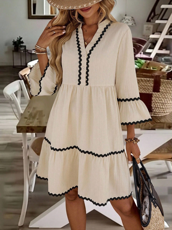 SHEIN rövid ruha, khaki