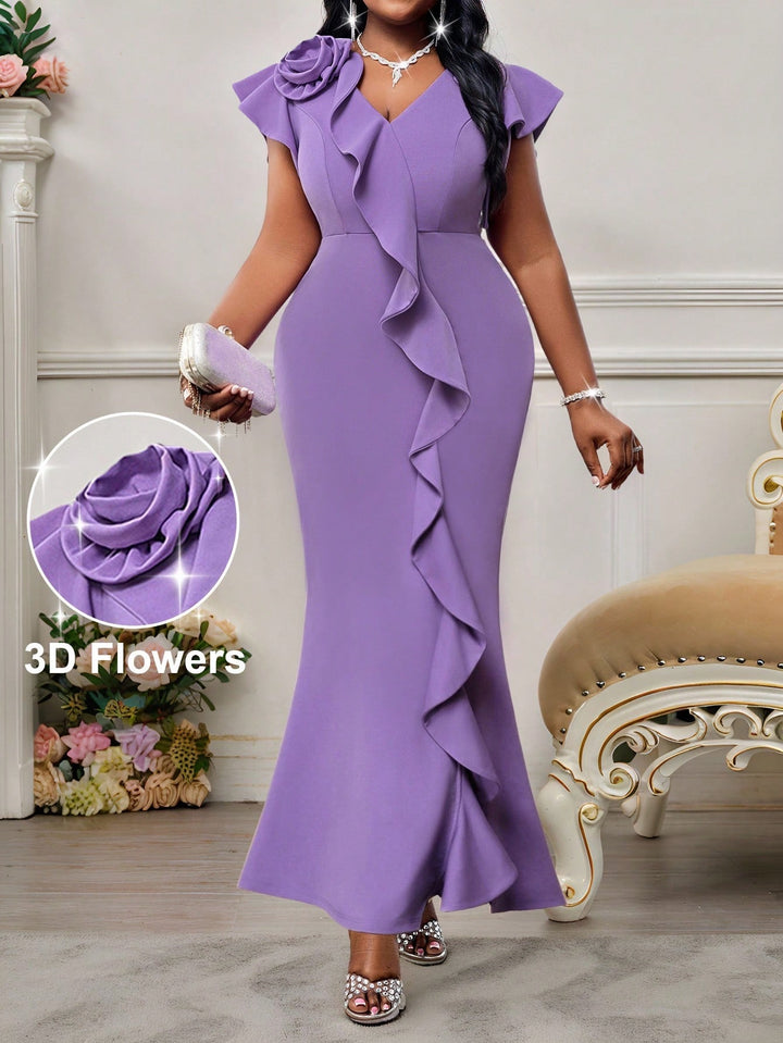 SHEIN lila maxi ruha