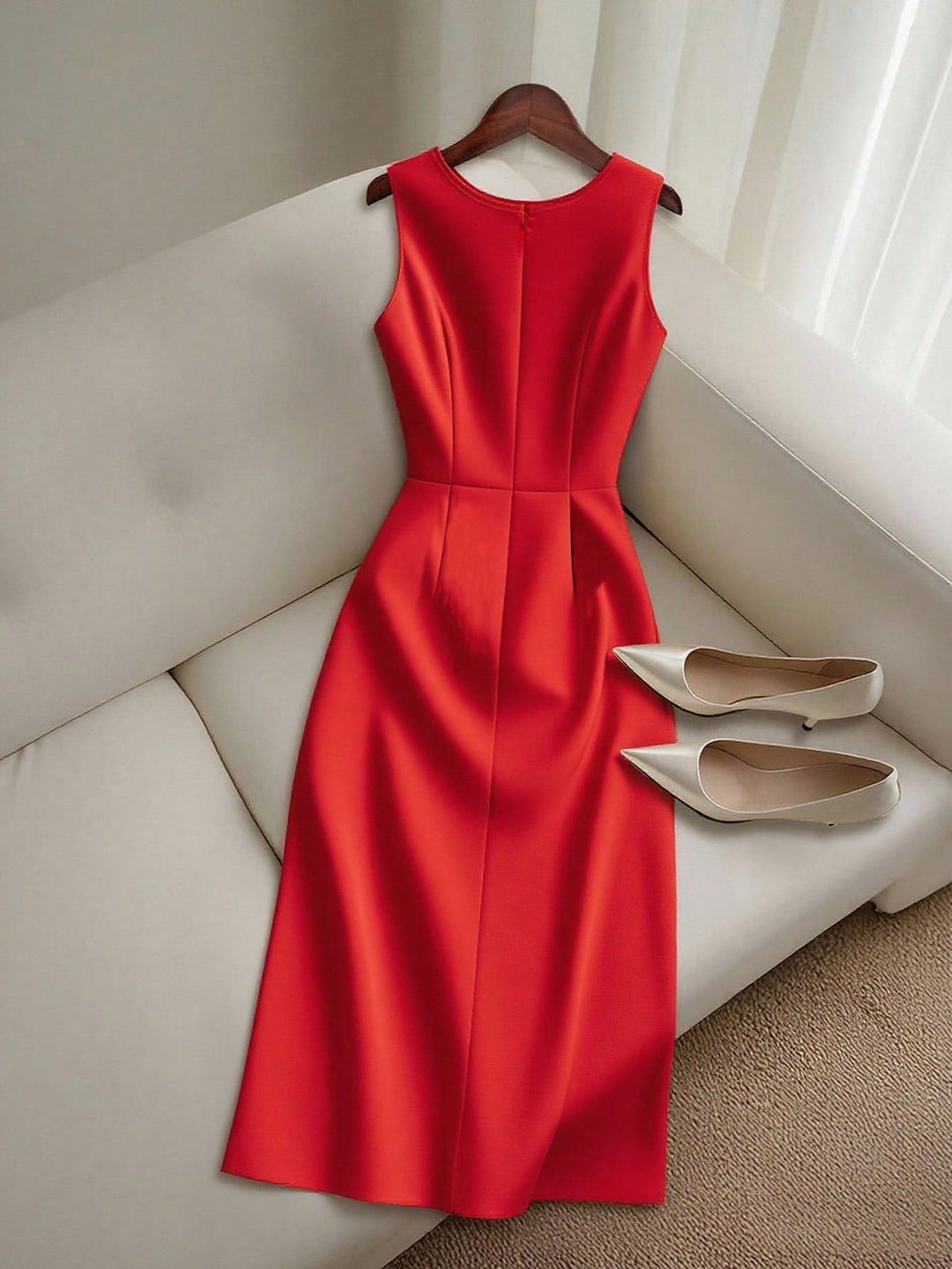 Rochie maxi SHEIN, roșu