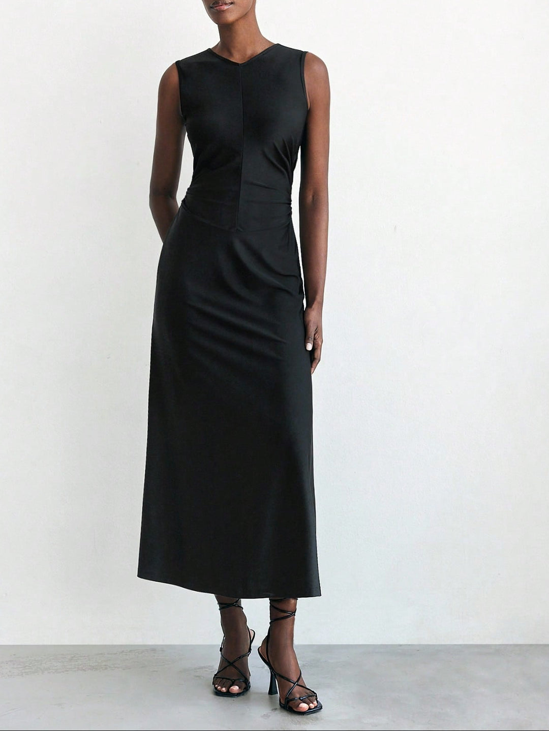SHEIN maxi ruha, fekete