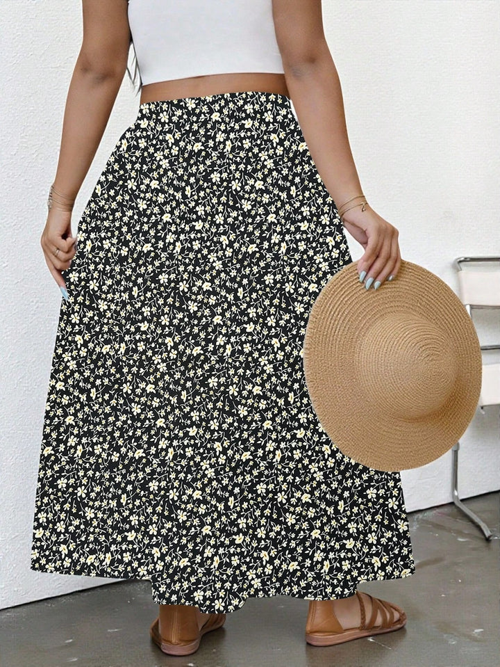 SHEIN maxi szoknya, fekete