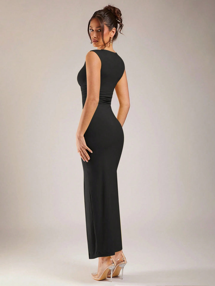 SHEIN maxi ruha, fekete