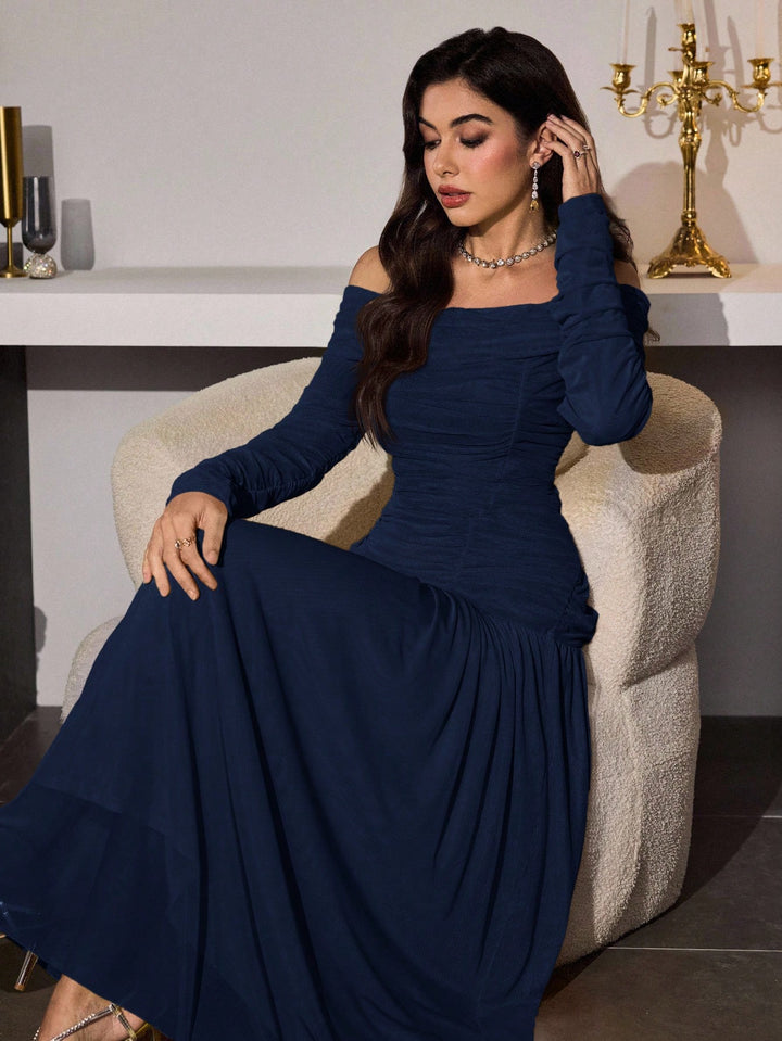SHEIN Maxi ruha, kék