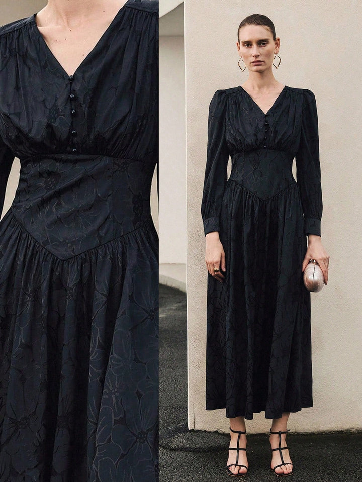 Rochie maxi SHEIN, negru
