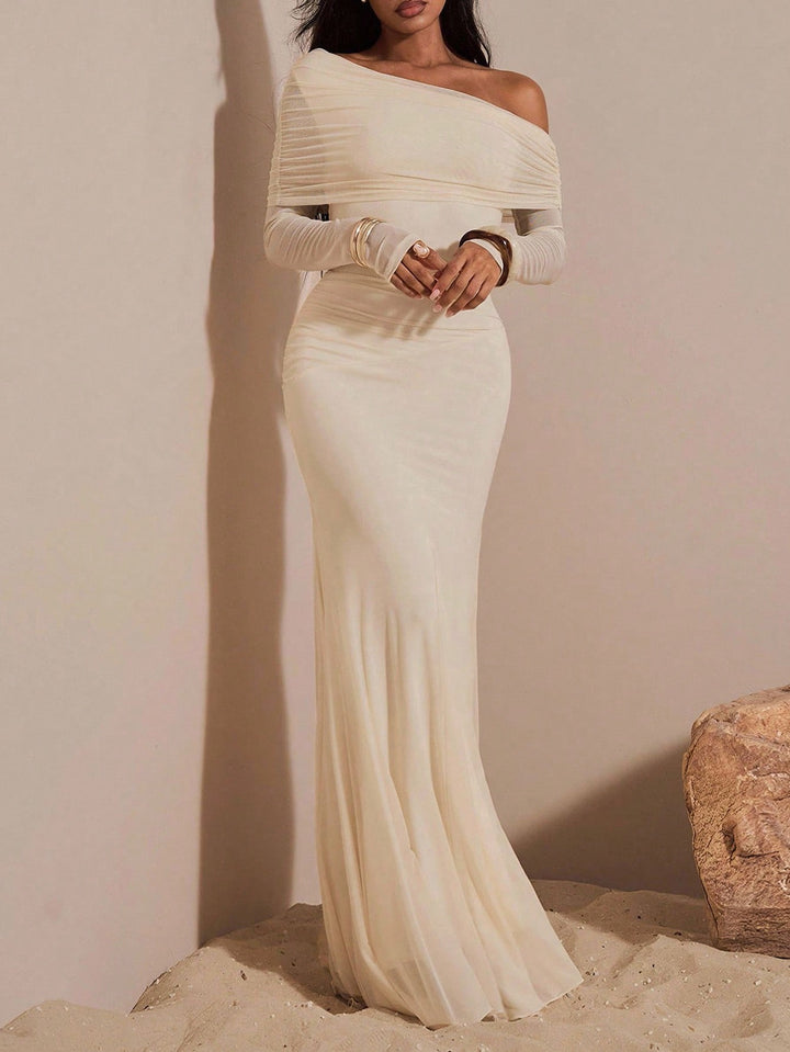 Rochie maxi SHEIN, portocaliu
