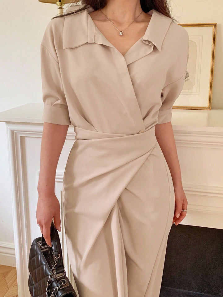 Rochie midi SHEIN, roz