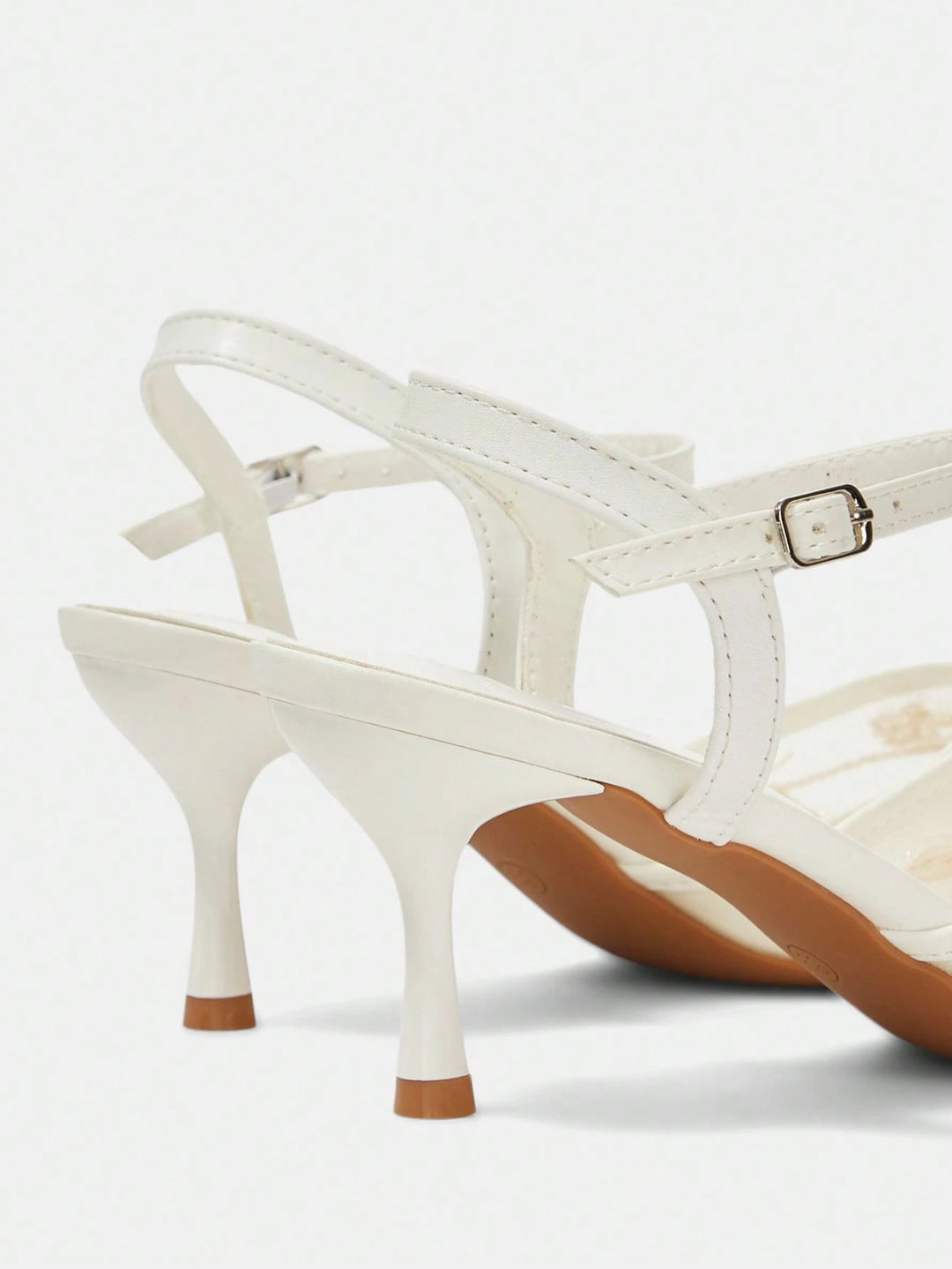 Pantofi cu toc SHEIN, crem