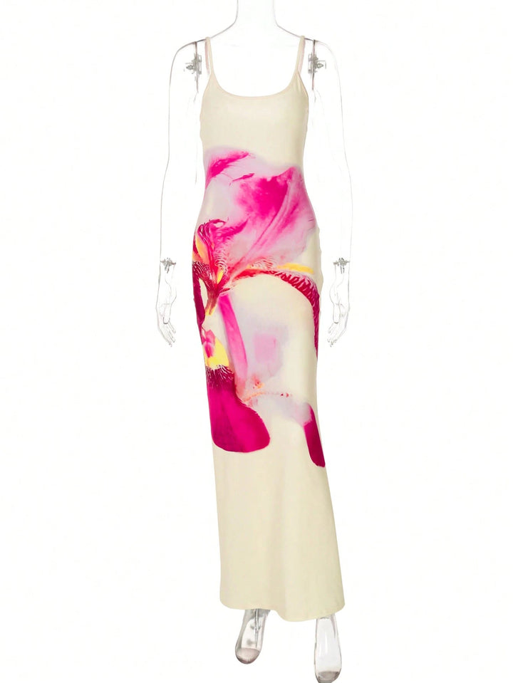 Rochie maxi SHEIN, mix culori