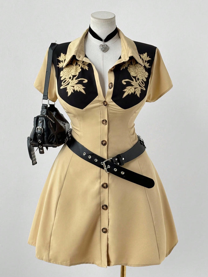 Rochie SHEIN, kaki